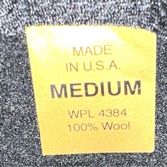 Silverado black 100% wool western fedora! main image 9